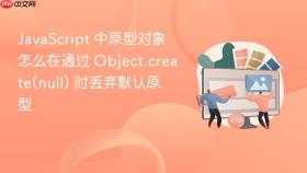 javascript 中原型对象怎么在通过 object.create(null) 时丢弃默认原型