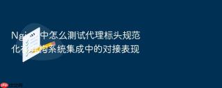 Nginx 中怎么测试代理标头规范化在异构系统集成中的对接表现