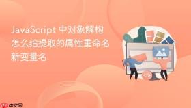 javascript 中对象解构怎么给提取的属性重命名新变量名