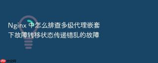 nginx 中怎么排查多级代理嵌套下故障转移状态传递错乱的故障