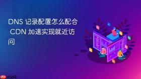 DNS 记录配置怎么配合 CDN 加速实现就近访问