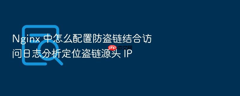 nginx 中怎么配置防盗链结合访问日志分析定位盗链源头 ip