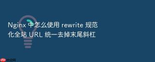 nginx 中怎么使用 rewrite 规范化全站 url 统一去掉末尾斜杠