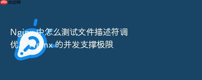 nginx 中怎么测试文件描述符调优后 nginx 的并发支撑极限