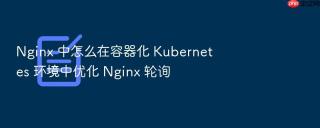nginx 中怎么在容器化 kubernetes 环境中优化 nginx 轮询