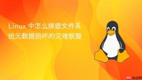 linux 中怎么排查文件系统元数据损坏的灾难恢复