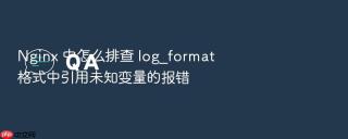 nginx 中怎么排查 log_format 格式中引用未知变量的报错