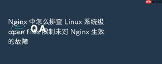 nginx 中怎么排查 linux 系统级 open files 限制未对 nginx 生效的故障