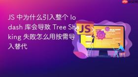 js 中为什么引入整个 lodash 库会导致 tree shaking 失败怎么用按需导入替代