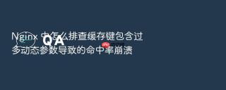 nginx 中怎么排查缓存键包含过多动态参数导致的命中率崩溃