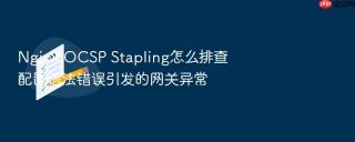 nginx ocsp stapling怎么排查配置语法错误引发的网关异常
