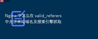Nginx 中怎么在 valid_referers 中允许本站域名及搜索引擎抓取