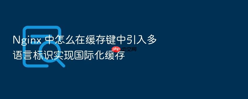 nginx 中怎么在缓存键中引入多语言标识实现国际化缓存