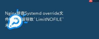 nginx排查systemd override文件格式错误导致`limitnofile`未加载