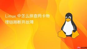 linux 中怎么排查网卡物理链路断开故障