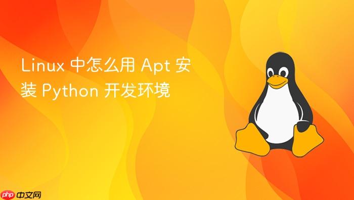 linux 中怎么用 apt 安装 python 开发环境