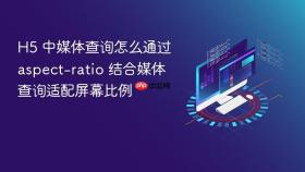 H5 中媒体查询怎么通过 aspect-ratio 结合媒体查询适配屏幕比例