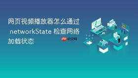 网页视频播放器怎么通过 networkstate 检查网络加载状态