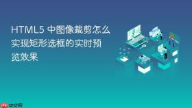html5 中图像裁剪怎么实现矩形选框的实时预览效果