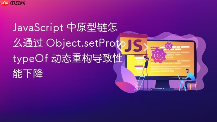 javascript 中原型链怎么通过 object.setprototypeof 动态重构导致性能下降
