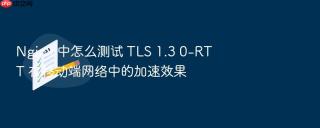 nginx 中怎么测试 tls 1.3 0-rtt 在移动端网络中的加速效果
