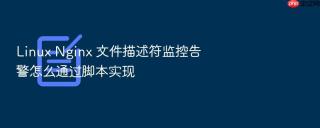 linux nginx 文件描述符监控告警怎么通过脚本实现