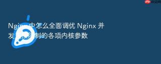 nginx 中怎么全面调优 nginx 并发连接限制的各项内核参数