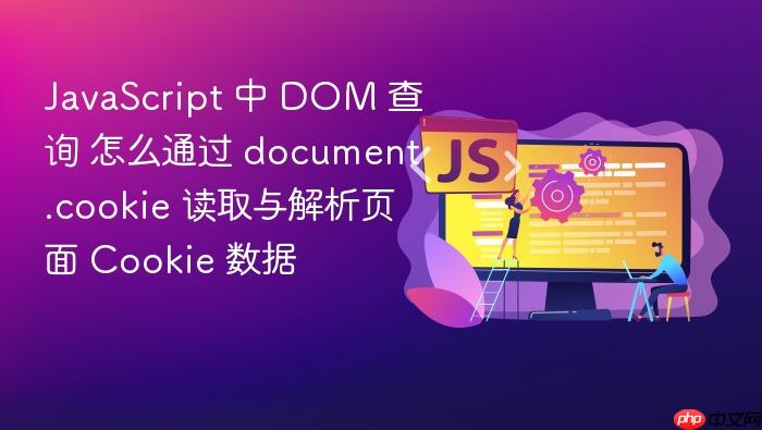 javascript 中 dom 查询 怎么通过 document.cookie 读取与解析页面 cookie 数据