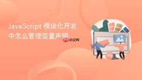 JavaScript 模块化开发中怎么管理变量声明