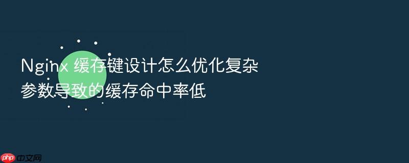 nginx 缓存键设计怎么优化复杂参数导致的缓存命中率低