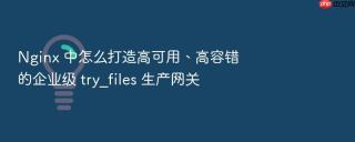 nginx 中怎么打造高可用、高容错的企业级 try_files 生产网关