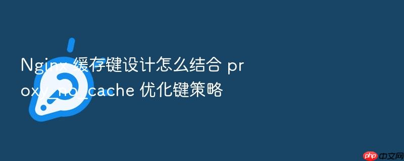 nginx 缓存键设计怎么结合 proxy_no_cache 优化键策略