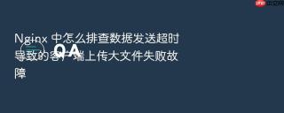 nginx 中怎么排查数据发送超时导致的客户端上传大文件失败故障
