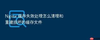 Nginx 缓存失效处理怎么清理和重建损坏的缓存文件