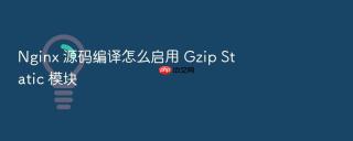 nginx 源码编译怎么启用 gzip static 模块