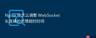 Nginx 中怎么调整 WebSocket 长连接的代理超时时间