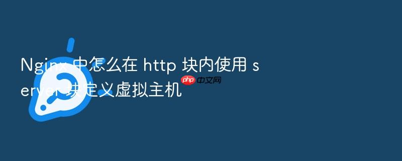nginx 中怎么在 http 块内使用 server 块定义虚拟主机