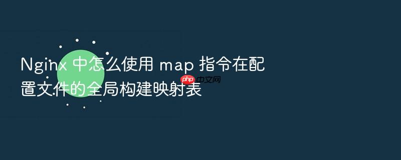 nginx 中怎么使用 map 指令在配置文件的全局构建映射表