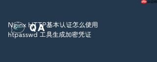 nginx http基本认证怎么使用 htpasswd 工具生成加密凭证
