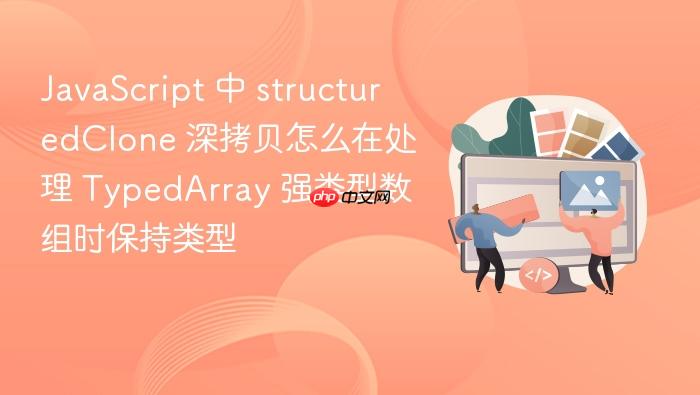 javascript 中 structuredclone 深拷贝怎么在处理 typedarray 强类型数组时保持类型