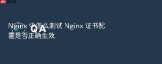 nginx 中怎么测试 nginx 证书配置是否正确生效