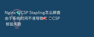 nginx ocsp stapling怎么排查由于系统时间不准导致的 ocsp 校验失败