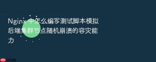 Nginx 中怎么编写测试脚本模拟后端集群节点随机崩溃的容灾能力