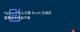 nginx 中怎么设置 brotli 压缩质量等级与性能平衡
