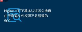 nginx http基本认证怎么排查由于密码文件权限不足导致的 500