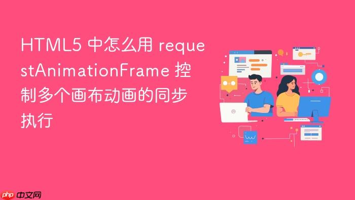 html5 中怎么用 requestanimationframe 控制多个画布动画的同步执行