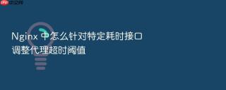 nginx 中怎么针对特定耗时接口调整代理超时阈值