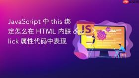 javascript 中 this 绑定怎么在 html 内联 onclick 属性代码中表现