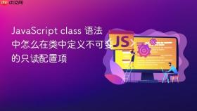 JavaScript class 语法中怎么在类中定义不可变的只读配置项