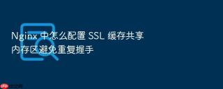 nginx 中怎么配置 ssl 缓存共享内存区避免重复握手